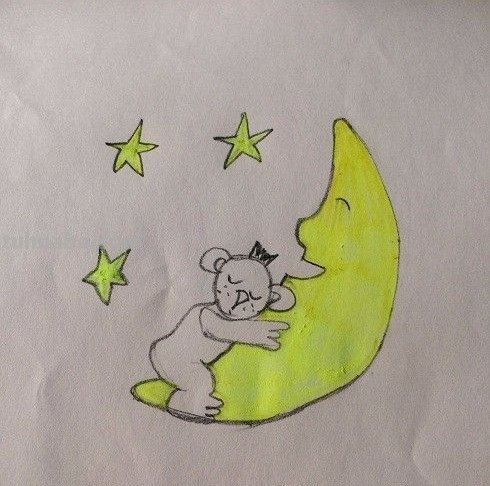 月亮怎么画简笔画 一年级教画夜晚星星和月亮? 月亮怎么画简笔画 一年级教画夜晚星星和月亮?