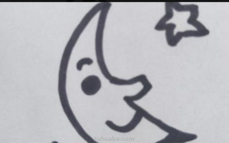 月亮怎么画简笔画 一年级教画夜晚星星和月亮? 月亮怎么画简笔画 一年级教画夜晚星星和月亮?