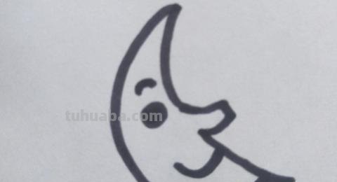 月亮怎么画简笔画 一年级教画夜晚星星和月亮? 月亮怎么画简笔画 一年级教画夜晚星星和月亮?