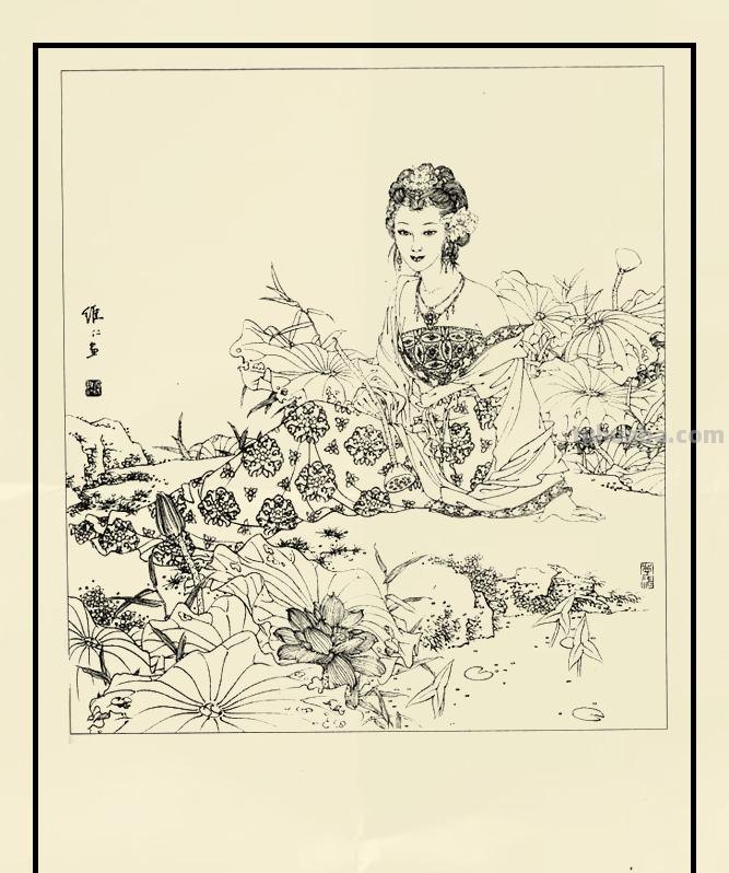 人物白描作品欣赏（第三辑）