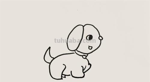 小狗简笔画怎么画 小狗简笔画怎么画带颜色