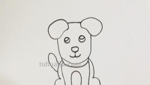 小狗简笔画怎么画 小狗简笔画怎么画带颜色