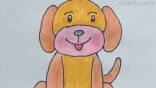 小狗的简笔画怎么画