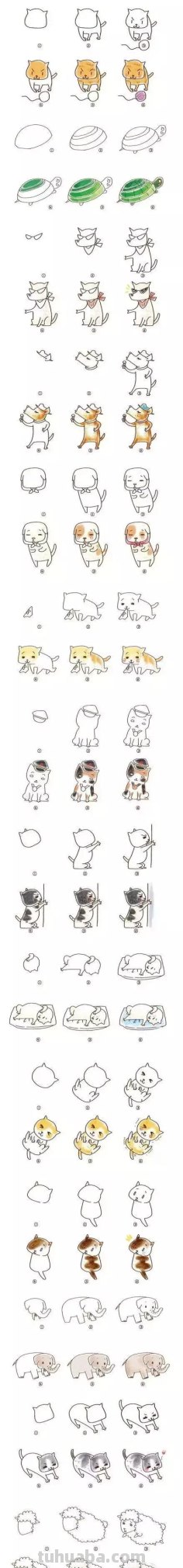 儿童简笔画：一波无法抗拒的萌宠驾到！重点是简单还好画