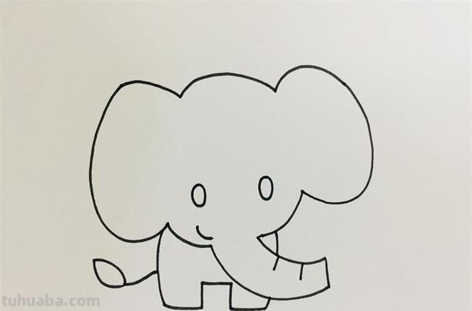 大象简笔画教程 大象简笔画教程视频