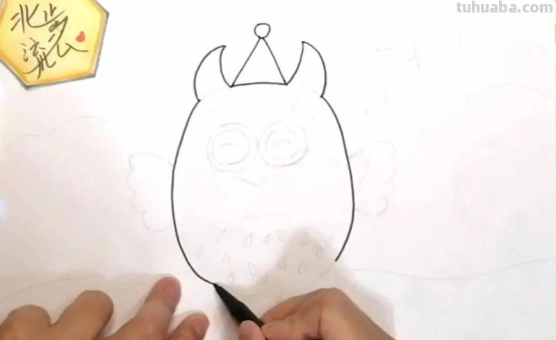简单有趣的猫头鹰简笔画，让我们动手画起来吧