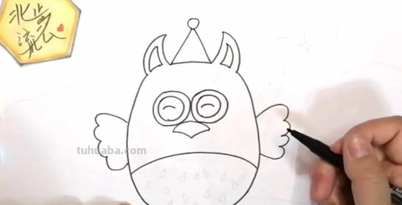 简单有趣的猫头鹰简笔画，让我们动手画起来吧