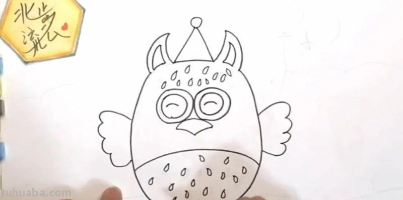 简单有趣的猫头鹰简笔画，让我们动手画起来吧