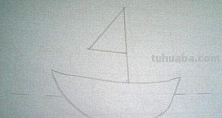 草船怎么画简笔画 二年级简单画船的画？