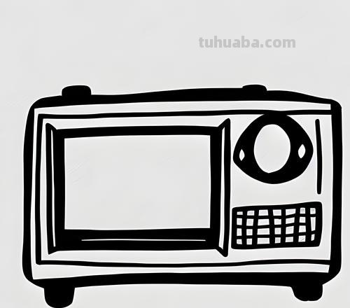 电视机简笔画 电视机简笔画图片