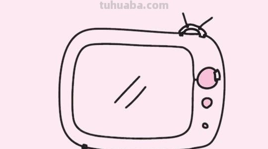 电视机简笔画 电视机简笔画图片