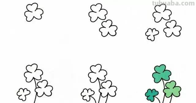 简笔画 - 9种植物简笔画，超简单，一学就会，还能教孩子认植物！
