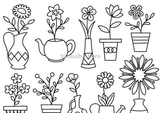 200个植物手帐小插画，临摹学习的好素材