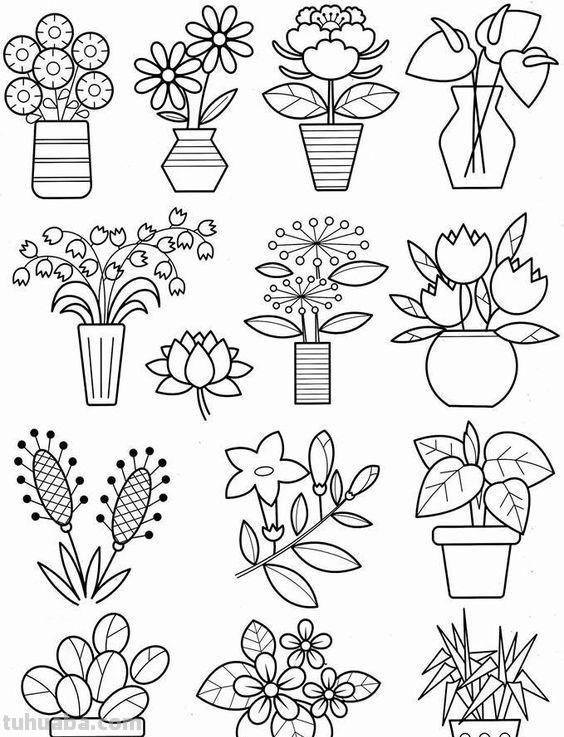 200个植物手帐小插画，临摹学习的好素材