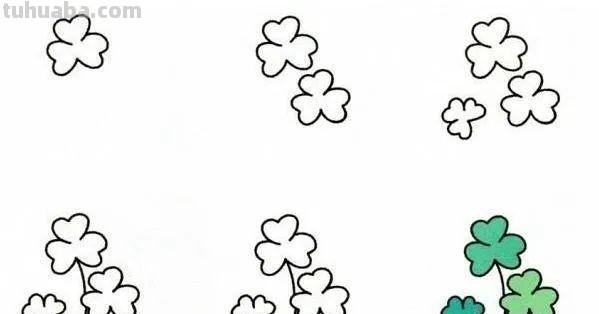 每天学一幅简笔画-19种植物简笔画小教程