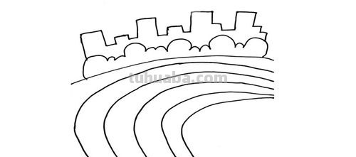 跑道怎么画简笔画 怎么画操场简笔画？