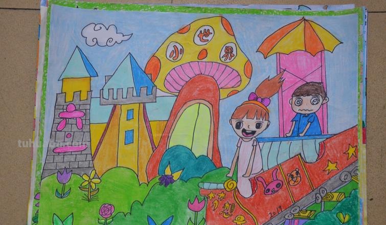 童年色彩主题绘画作品:唤起内心深处的纯真与感动