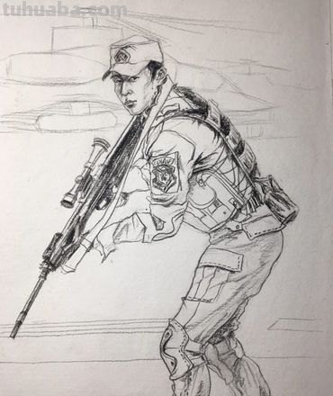 敬礼速写画技巧 画速写的步骤和技巧?