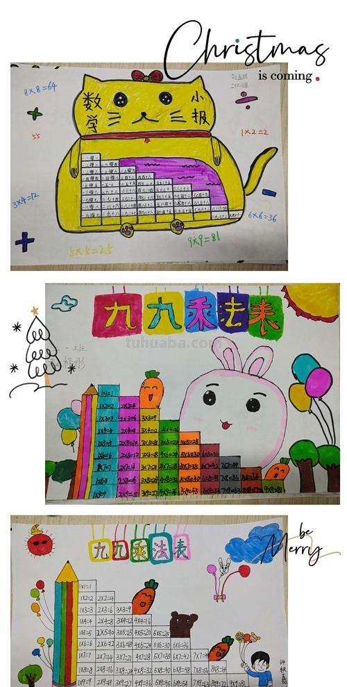 二年级手抄报的怎么画 二年级数学手抄报最简单？