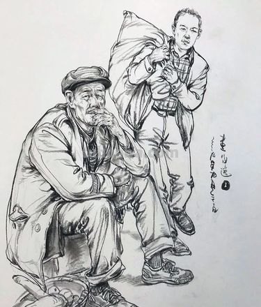 速写刘俊逸 速写是什么？