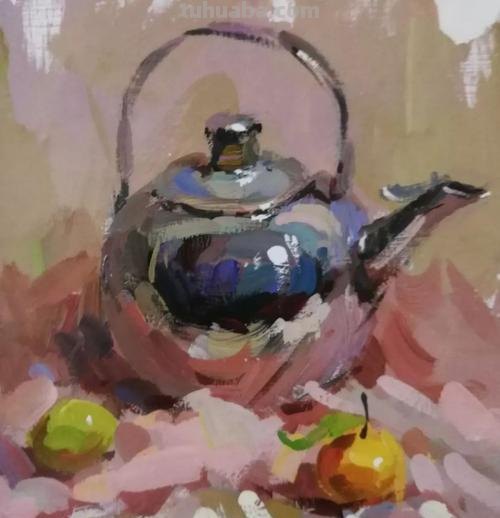 色彩不锈钢水壶怎么画？详细步骤教你轻松掌握！ 