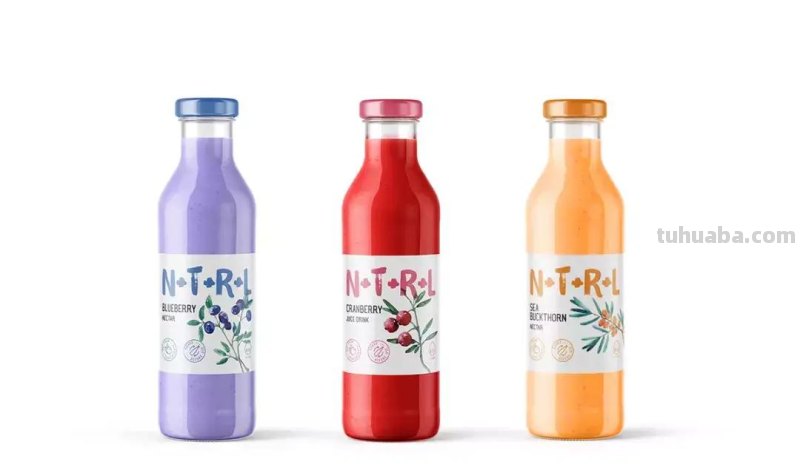 高逼格水彩插画在产品包装上的应用，每一款都很经典