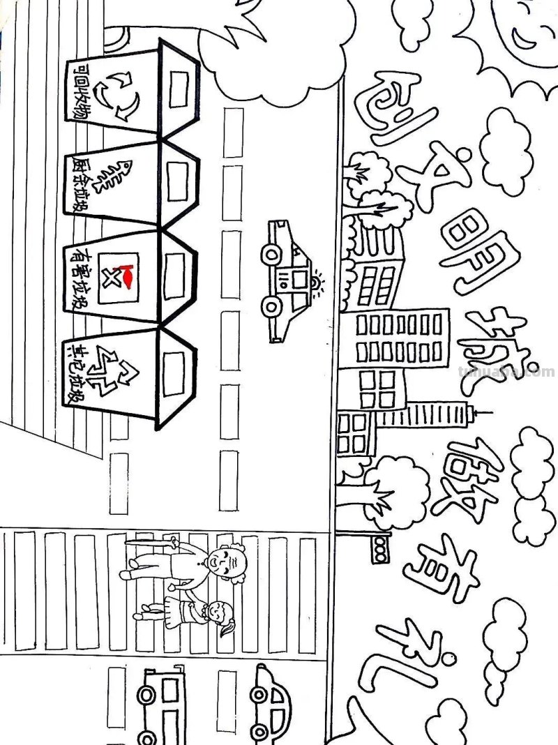 棒棒哒！手抄报线稿图，尽情发挥孩子的想象力，收藏备用