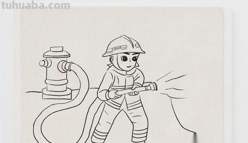 简笔画士兵怎么画 消防员怎么画简单,简笔画消防员的画法？