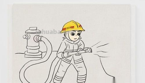 简笔画士兵怎么画 消防员怎么画简单,简笔画消防员的画法？