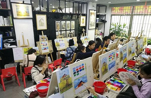 武汉色彩培训班哪家好？武汉涂画吧带你了解色彩培训 