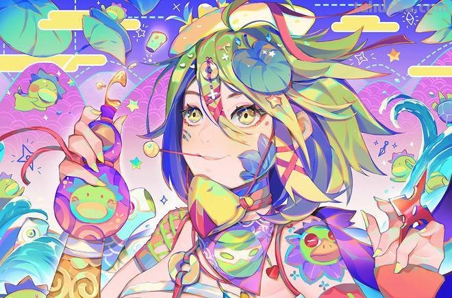 色彩的过度及色彩的过度运用——打造绚丽多彩的二次元世界 