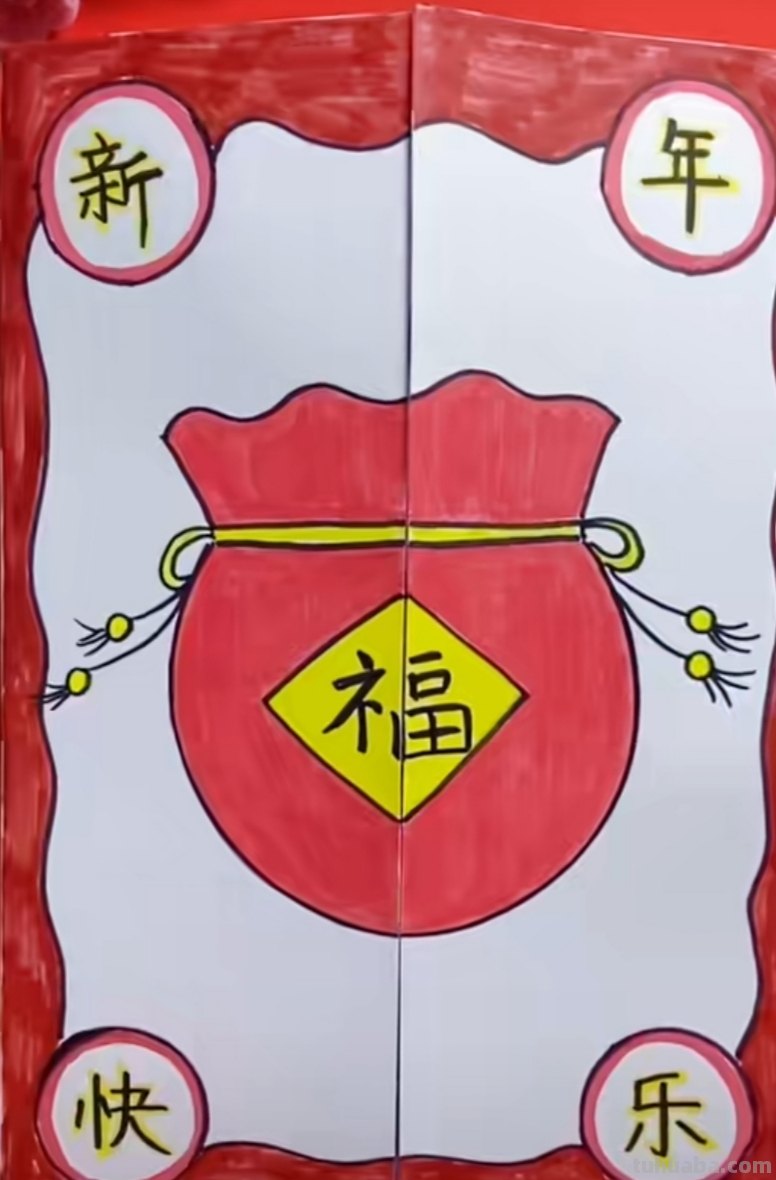 彩铅贺卡怎么画简单 2023元旦贺卡手工简单又漂亮？