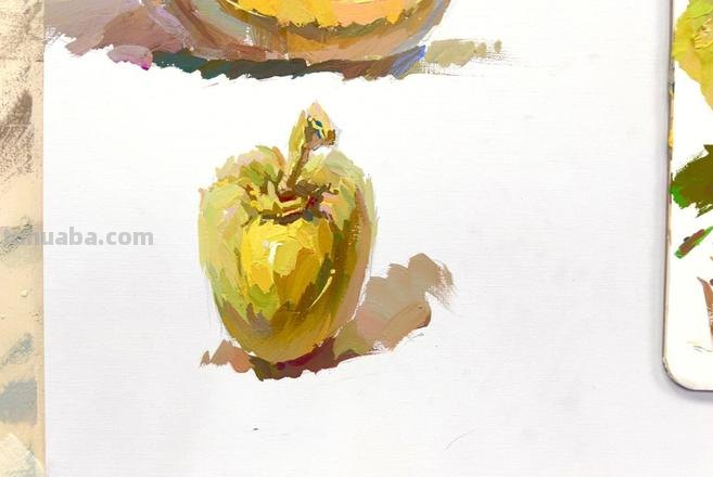 色彩青椒及色彩青椒的画法调色 