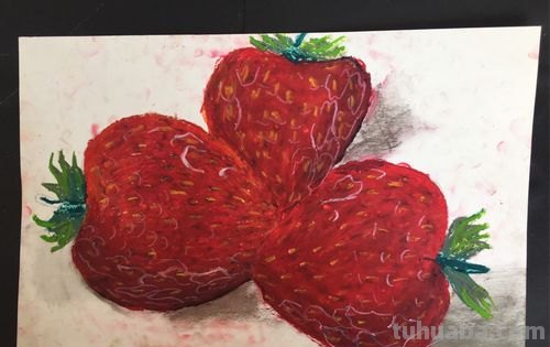 草莓色彩及草莓色彩画——揭秘草莓色彩的魅力与绘画技巧 