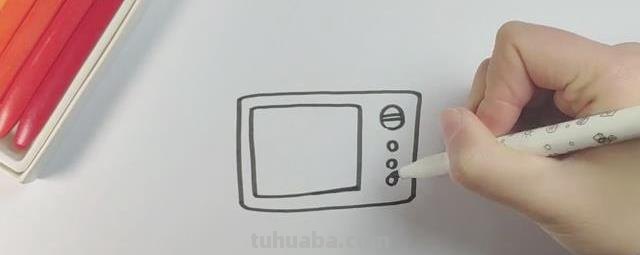 微波炉简笔画 微波炉简笔画彩色