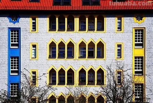 建筑色彩图及建筑色彩图片，如何为建筑物增添魅力？ 