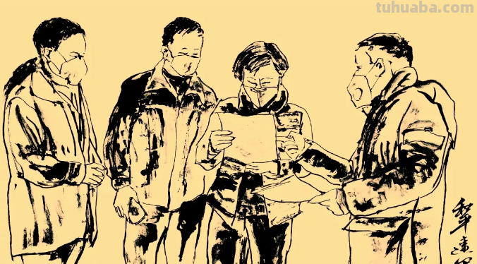 12幅速写，致敬抗疫一线的“逆行者”