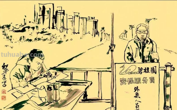 12幅速写，致敬抗疫一线的“逆行者”