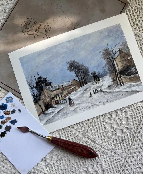 色彩雪景:用色彩描绘冬日风景画的技巧