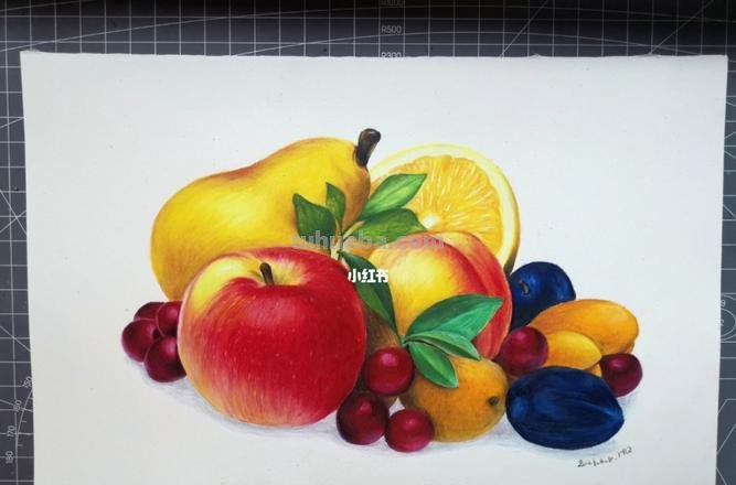 彩铅水果合集怎么画 水果蔬菜彩铅画教程？