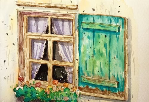 窗户色彩及窗户色彩写生 