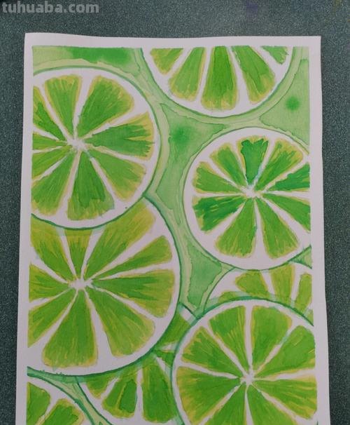 柠檬的色彩及柠檬的色彩画法 