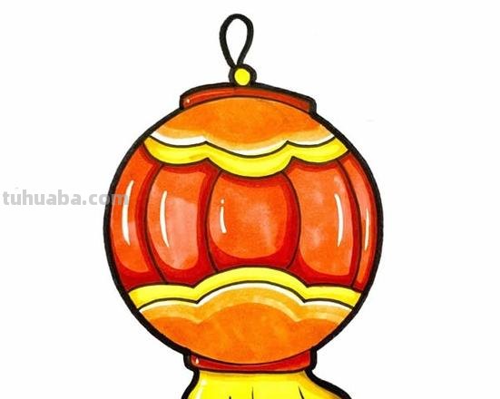 灯怎么画简笔画 红灯笼怎么画-儿童简笔画?