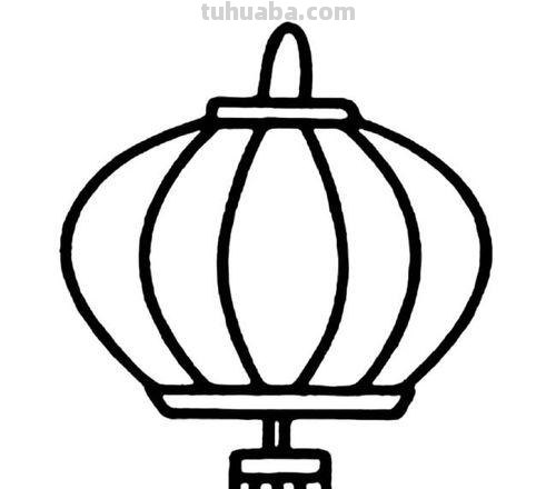 灯怎么画简笔画 红灯笼怎么画-儿童简笔画?