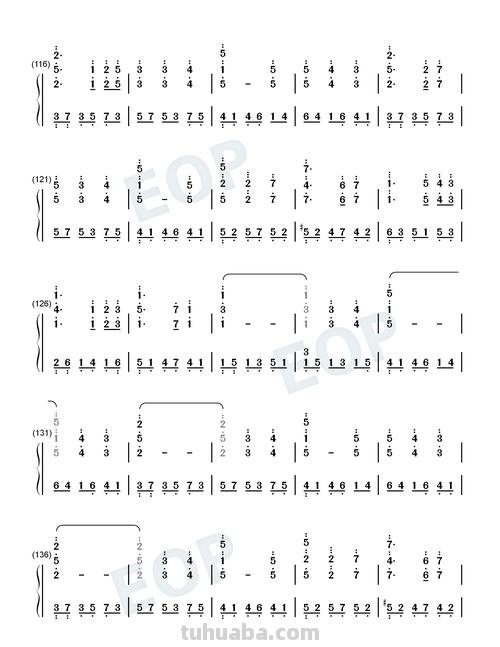 魔法星空的色彩简谱及钢琴演奏 