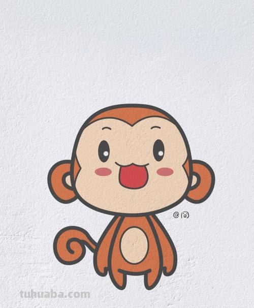卡通猴子简笔画 卡通猴子简笔画彩色