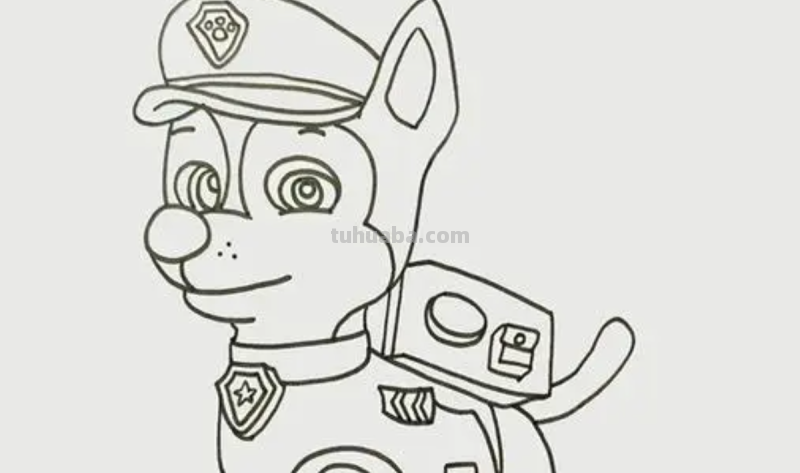 汪汪队中的阿奇怎么画