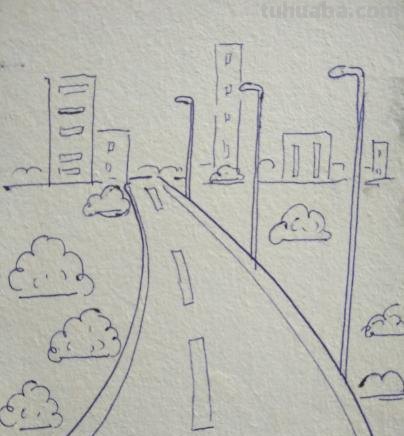 街道简笔画怎么画 如何快速画出城市？