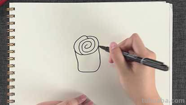 玫瑰花简笔画怎么画 玫瑰花简笔画怎么画