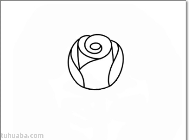 玫瑰花简笔画 玫瑰花简笔画